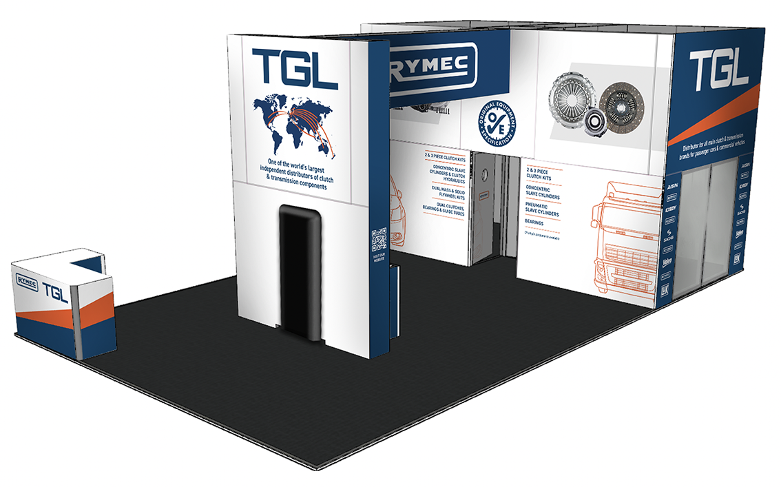 TGL & RYMEC stand desgn at Automechanika Frankfurt 2026